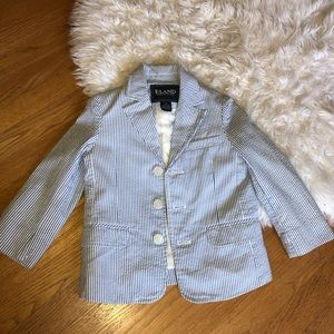 E-Land Seersucker Blazer - 4T